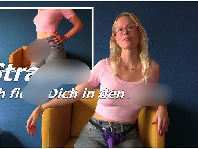 blondehexe's Porno Video: str*pon - ich fi**e Dich in den ars**
