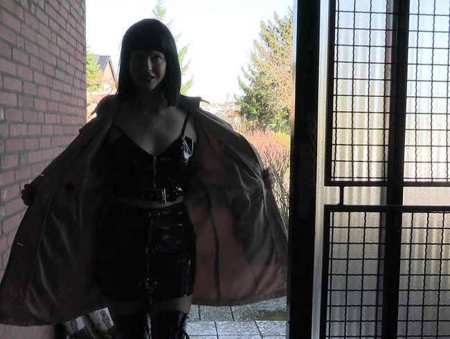 blondehexe Porno Video: Notgeile Lack HOBBYhur* bekommt cream**e ;)!