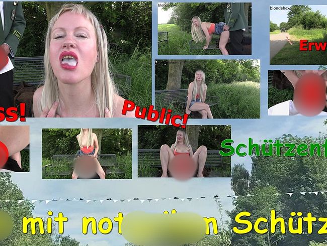 blondehexe Porno Video: PUBLIC!!! GEILEN SCHÜTZEN GEfi**T!!!