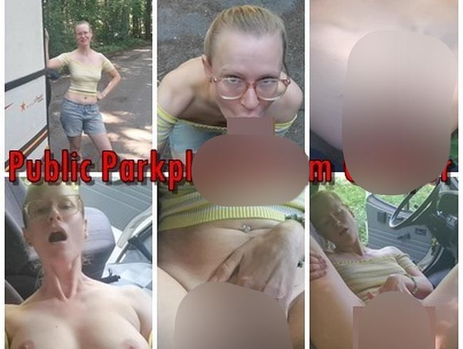 blondehexe Porno Video: Public Parkplatzfi** im/am Camper