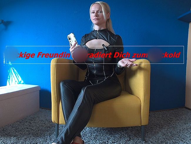 blondehexe Porno Video: Zickige Freundin degradiert Dich zum Cuckold!